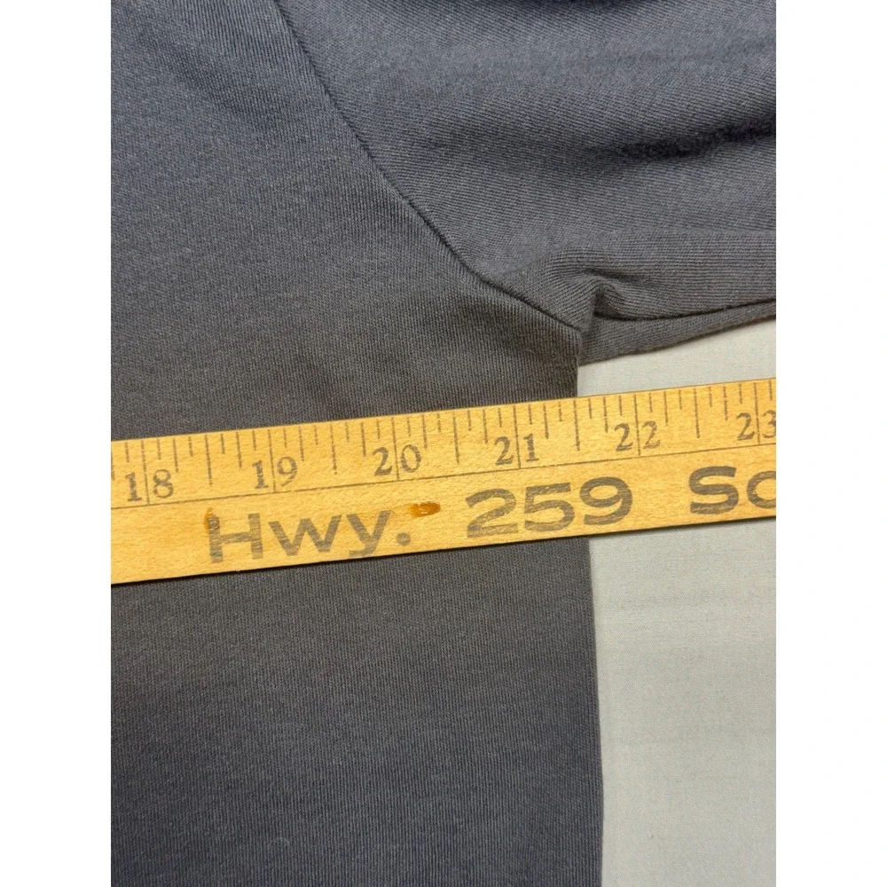 Polo Ralph Lauren Mens Gray Long Sleeve Custom Fit Polo Shirt Large L Red Pony